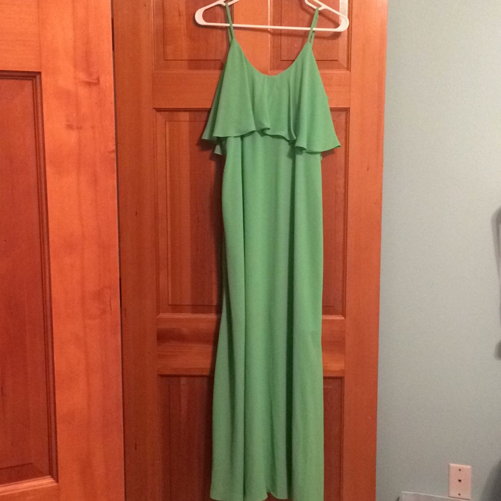 Gianni Bini Krista green maxi dress